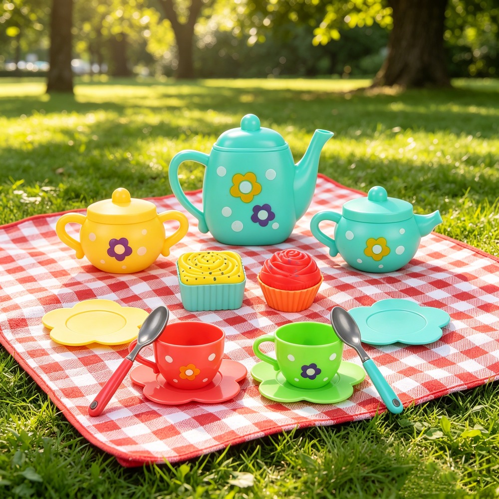 Juego de Té de Juguete para Ni - Kids Outdoor Kitchen Accessories reseña y precio