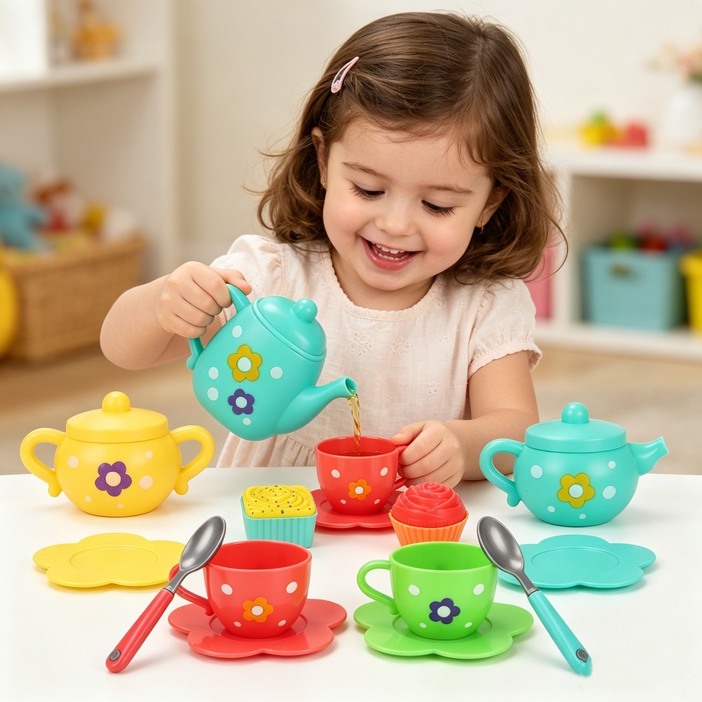 Juego de Té de Juguete para Ni - Kids Outdoor Kitchen Accessories reseña y precio